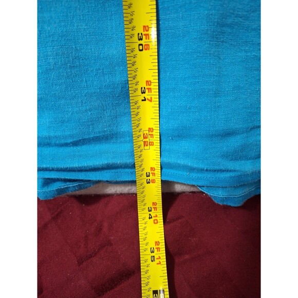 Tommy Bahama Monaco Shirt Mens 4XB Blue Linen Sorona Blend Long sleeve Casual - Picture 7 of 8